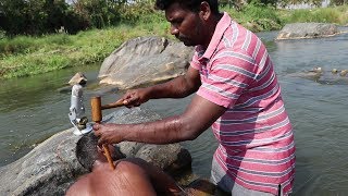 NEW Relax ASMR River BACK MASSAGE with  Stick