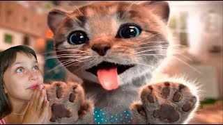 ПРИКЛЮЧЕНИЕ МАЛЕНЬКОГО КОТЕНКА мультик про котика для детей подарок конфет и желейный медведь
