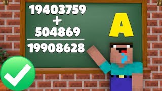 Monster School : BUILD BATTLE - Minecraft Animation