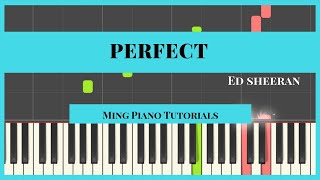 Perfect - Ed Sheeran Piano Cover Tutorial (Midi Sheets)Ming Piano
