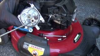 EXPERT! REBUILD a Briggs and Stratton Lawnmower AUTOMATIC CHOKE CARBURETOR