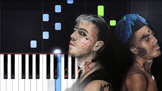 Lil Peep  XXXTENTACION - "Falling Down" Piano Tutorial