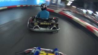 Onboard последних минут гонки 6-й этап чемпионата AUDI CLUB в картодроме RRT