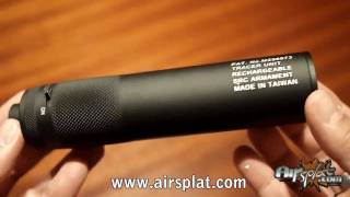 SRC Rechargeable Airsoft  Tracer Unit for Glow in the Dark Airsoft BBs