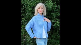 Кардиган спицами на раз, два, три. Трансформер. ЧАСТЬ 1 - Проще простого