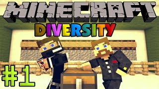 Minecraft Diversity #1 - Евгеха и Мистик