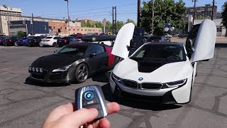 Swapping out the Audi R8 for a BMW i8
