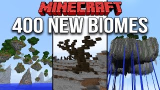 Minecraft 1.10 Over 400 New Biomes & 1700 Custom Structures (Terrain Control Mod: Biome Bundle)