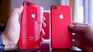 Product RED iPhone 8 Unboxing & RED 7 Comparison!