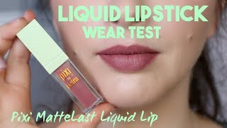 Pixi Beauty MatteLast Liquid Lip - REVIEW, SWATCHES & WEAR TEST