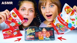 ASMR JELLY BELLY HOT SPICY, SWEET, BEAN BOOZLED (EATING SOUNDS) LiLiBu