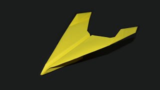 Como hacer un Avion de Papel que Vuela Mucho - Aviones de Papel - Origami Avión
