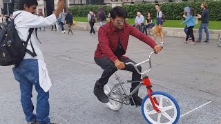 Ram Charan | riding a bicycle | London