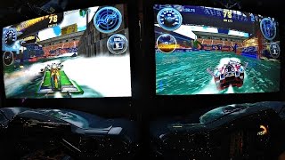 H2Overdrive Powerboat Racing Arcade Game 2 Player Dual Booth Kids Competition With 3 Races