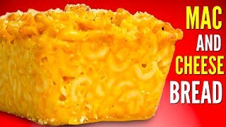 MAC N' CHEESE BREAD! - How To Make Macaroni & Cheese Bread DIY