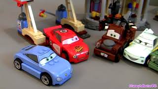 LEGO Cars Flo's V8 Cafe Buildable Toys 8487 Cars 2 Disney Pixar Flo Sally Mater Fillmore Mcqueen