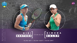 Kiki Bertens vs. Simona Halep | 2018 Western & Southern Open Final Preview