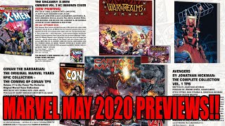 Advance look at the Collected  Editions in the May Marvel Previews 2020!