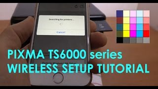 PIXMA TS6000 series (part2) - Wireless Setup