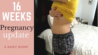 16 weeks (4 months) Pregnancy update + baby bump