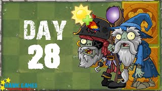 Plants vs Zombies 2 - Modern Day - Day 28 [Produce 3000+ Sun] No Premium