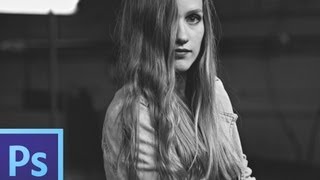 Tutorial Photoshop Cs6: Efecto Blanco y Negro Fuerte