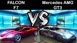 Asphalt 8 || Falcon F7 || VS || Mercedes AMG GT3