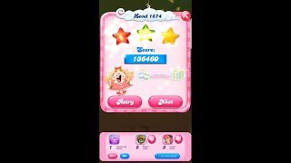 Candy Crush Saga Level 1874 Updated
