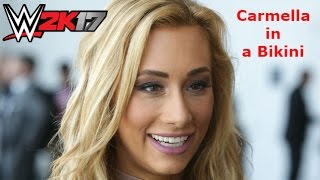 WWE 2K17: (Requested Match) Bikini Match (BBFW): Nikki Bella vs. Carmella (No Commentary)
