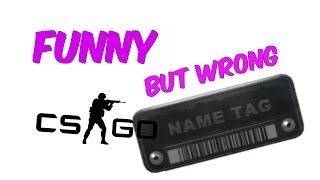 CSGO Funny Name tags #9 - BEST TAGS YET! YP Giveaway Wednesday!
