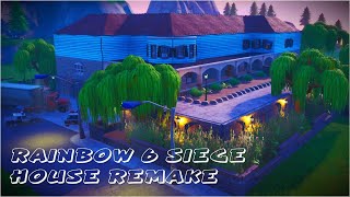 Rainbow 6 Siege "House" Remake on Fortnite Creative | Completed Map w/ Code (Fortnite Battle Royale)