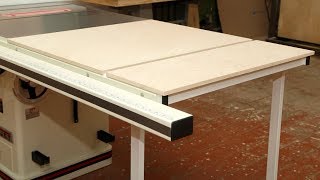 Расширение стола циркулярной пилы Table saw Extension DIY