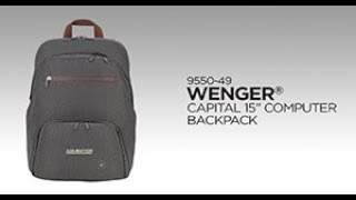 9550-49 Wenger Capital Computer Backpack