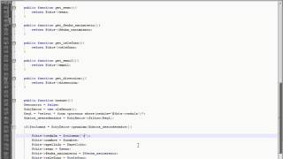 Curso MVC en php, Creacion de la Clase clsPersona (Parte II)