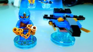 MONTANDO LEGO DIMENSÕES NINJAGO - JAY E SUA NAVE
