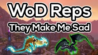 Warlords of Draenor Reputations - A Lazy & Massive Downgrade