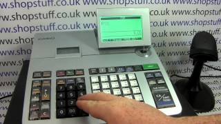 How To Delete A Barcode Product From The Casio SE-S400 / PCR-T500 Cash Register