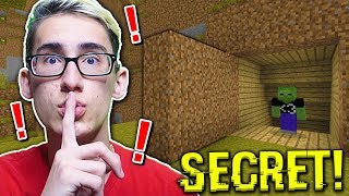 MY BEST FRIEND FOUND MY SECRET WORLD in Minecraft PE!