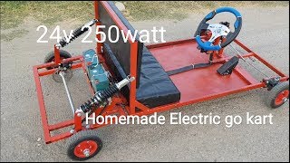 1000tl'ye El Yapımı Elektirkli Şarjlı Araba Electric Go Kart at Home(part1)