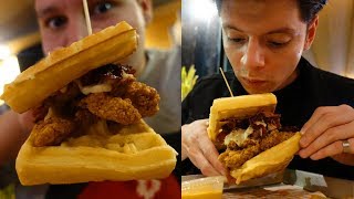 WAFFLE CHEESE SANDWICH - LOS TRAGONES