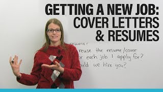 Find a NEW JOB in North America: Cover Letter & Resume Advice