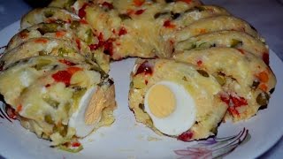 Sürpriz Yumurtalı Patates Salatası - Pratik Tarifler