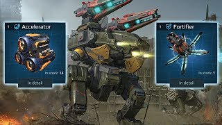 War Robots - New Speed (Accelerator) And Shield (Fortifier) Modules | Test Server Gameplay