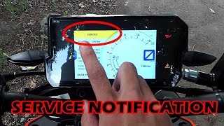 HOW TO SET THE SERVICE INTERVAL ON KTM DUKE 390 2017 | TUTORIAL | HOW TO RESET/ SET