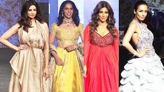 Daisy Shah, Malaika Arora, Chitrangda Singh, And  Saina Nehwal Walks Ramp At Lakme Fashion Week 2019