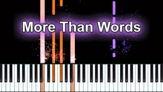 Extreme More Than Words Piano Cover