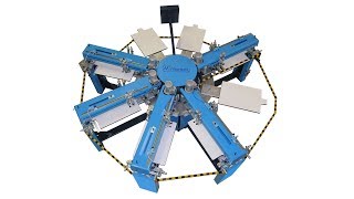 REVOLUTION - Carousel Automatic Screen Printing Machine for T-Shirts