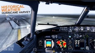 Prepar3D v4 | Historical Weather | Hurricane Harvey | PMDG 737-900 NGX