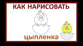 Как нарисовать цыпленка