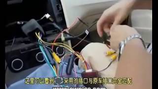 How to install the Car DVD Player GPS navigation for VW PASSAT B6 2010 2014 Installation guide